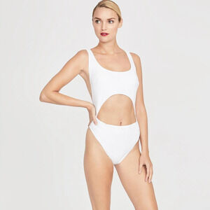 NEW RACHEL Rachel Roy Women's White SUSPENDER SUIT SIZE L